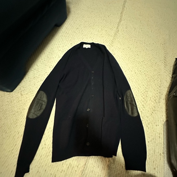 Eric bompard cardigan elbow accents - Picture 1 of 6